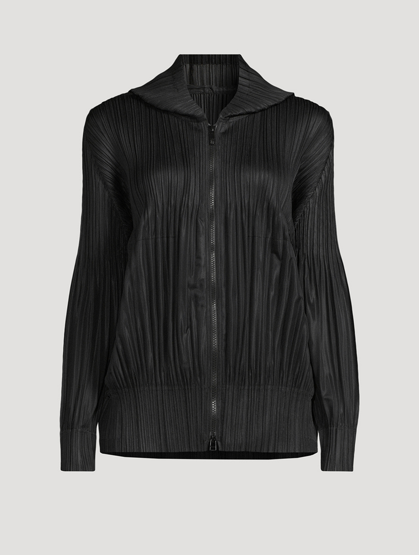 PLEATS PLEASE ISSEY MIYAKE Fluffy Basics Hoodie | Holt Renfrew