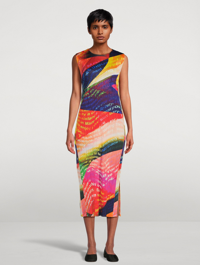 PLEATS PLEASE ISSEY MIYAKE Voyager Midi Dress | Holt Renfrew