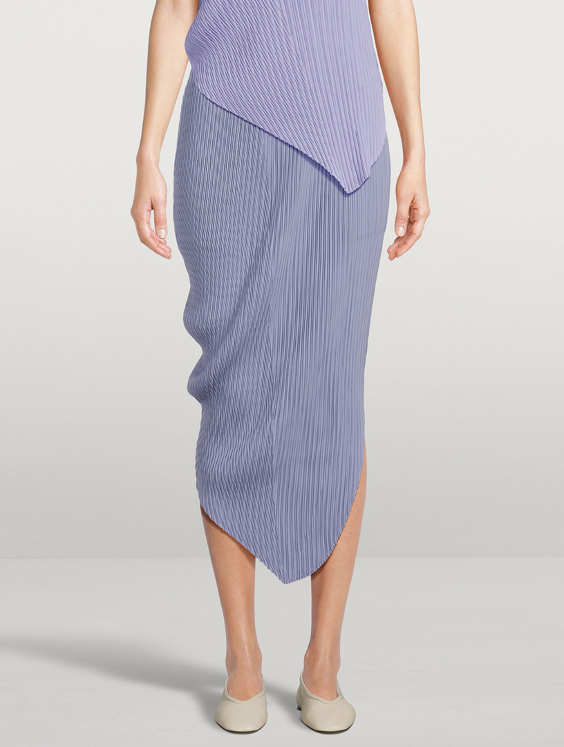 Leaf Pleats Skirt