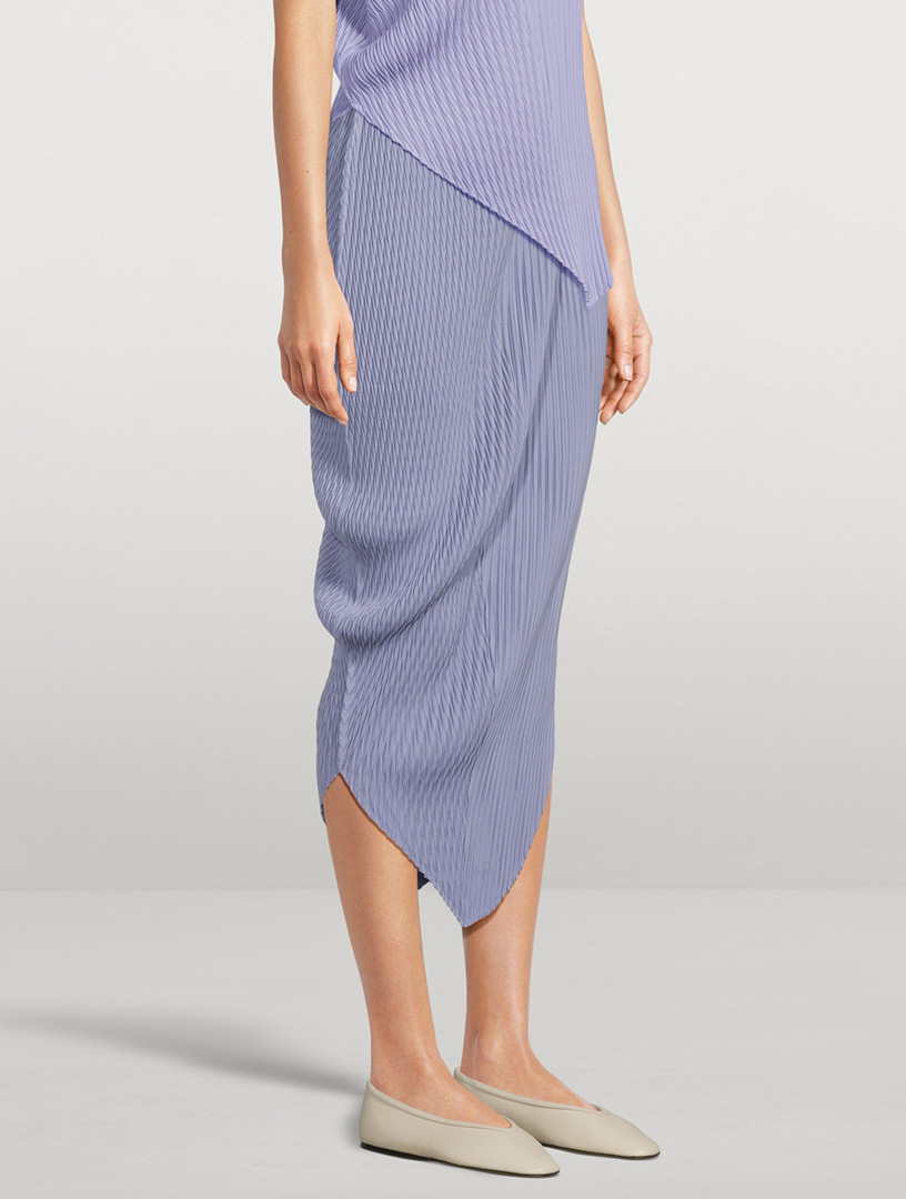 Leaf Pleats Skirt