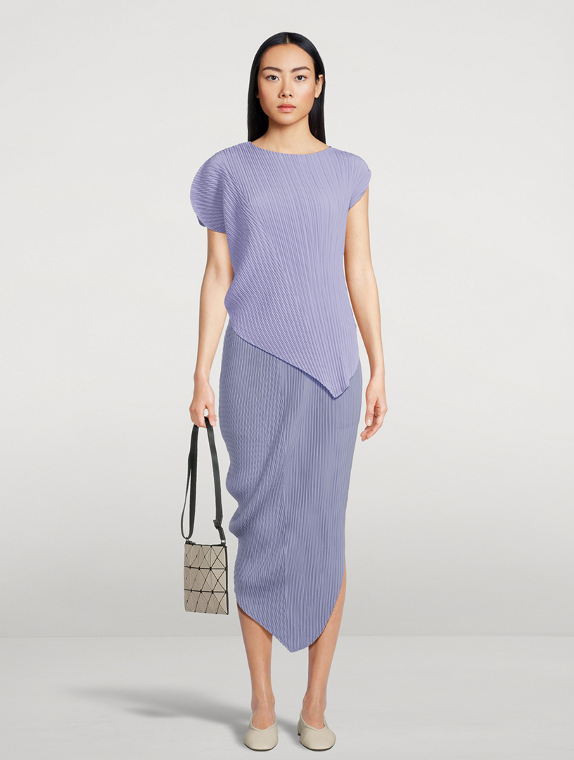 Leaf Pleats Skirt