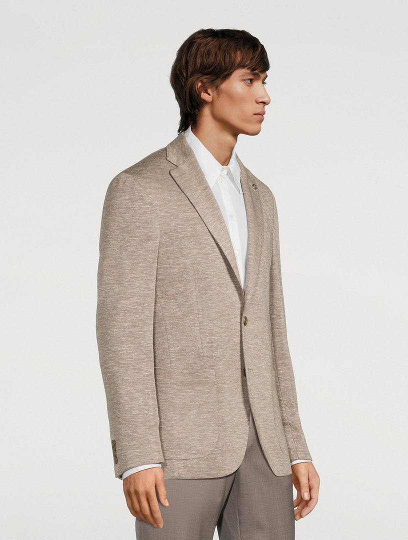 Wool Silk And Linen Jacket