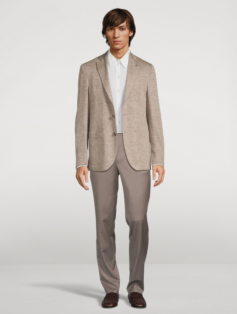Wool Silk And Linen Jacket