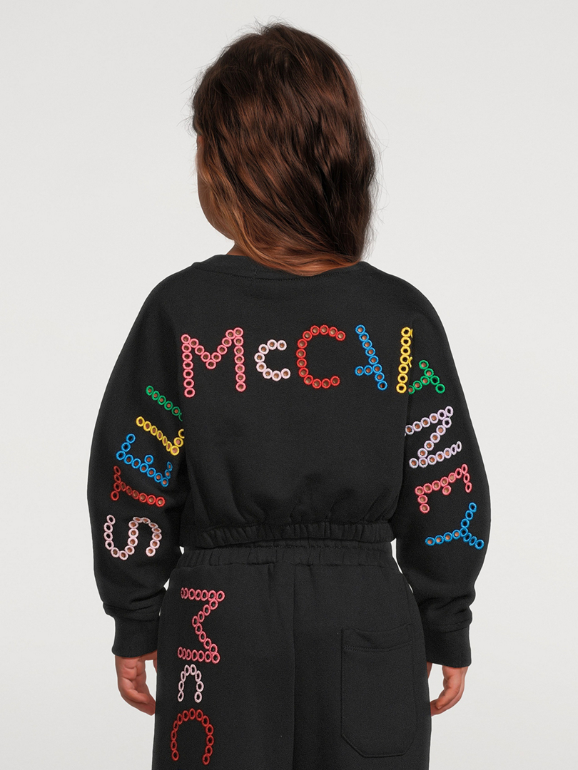 STELLA MCCARTNEY Embroidered Logo Sweatshirt Holt Renfrew