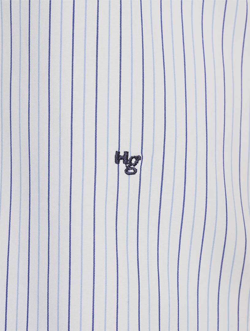 Poplin Shirt Stripe Print
