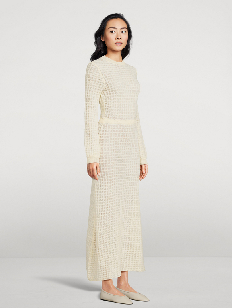 Alfil Alpaca Knit Maxi Dress
