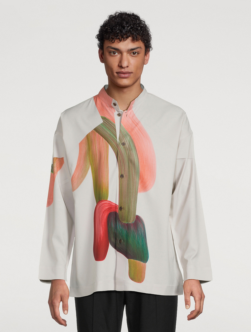 オムプリッセ イッセイミヤケ rb drawing shirt