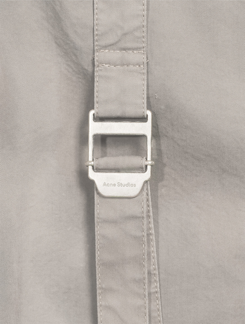 Wide-Leg Cargo Trousers