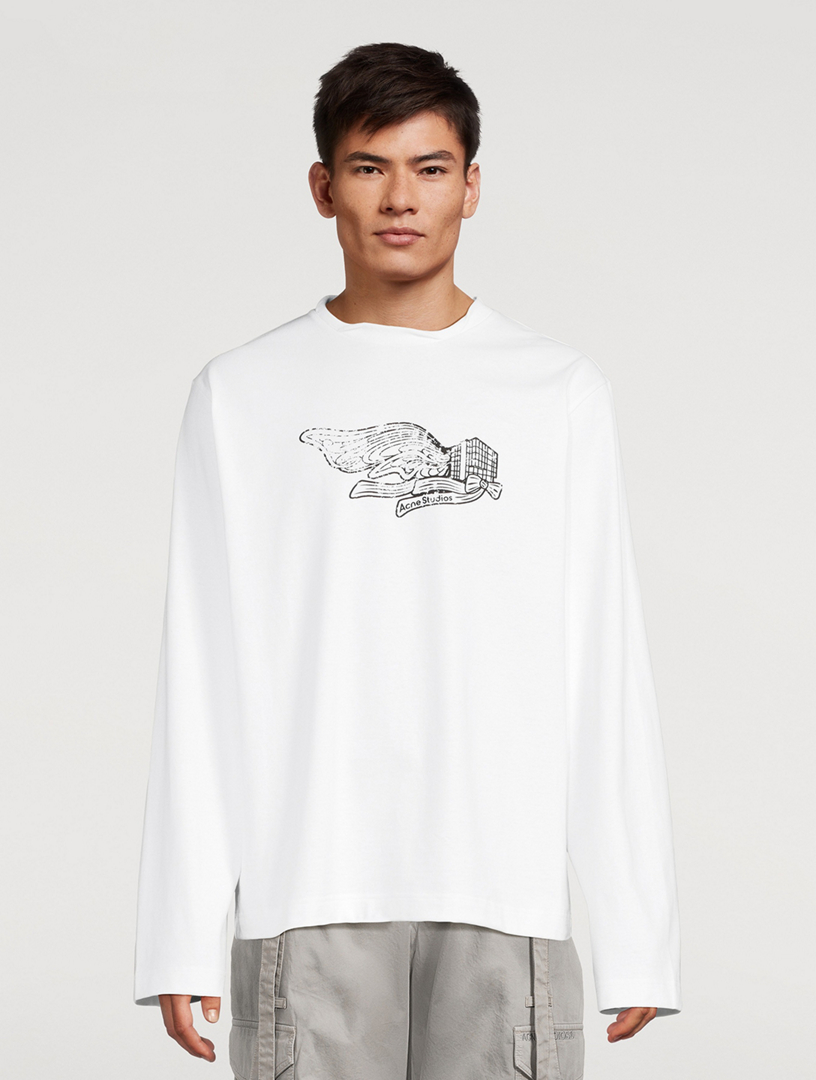 トップス 12aw Acne long sleeve shirt size44 You Would' Long Sleeve Shirt in White – SVRN