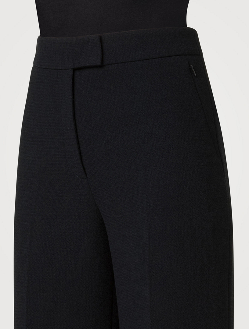 Fior Double-Face Wool Crêpe Pants