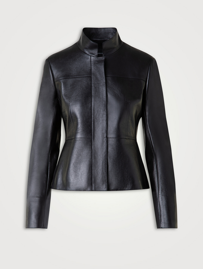 Tino Lacquered Nappa Leather Jacket