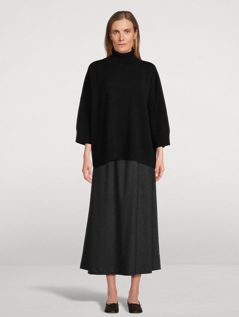 A-Line Midi Skirt