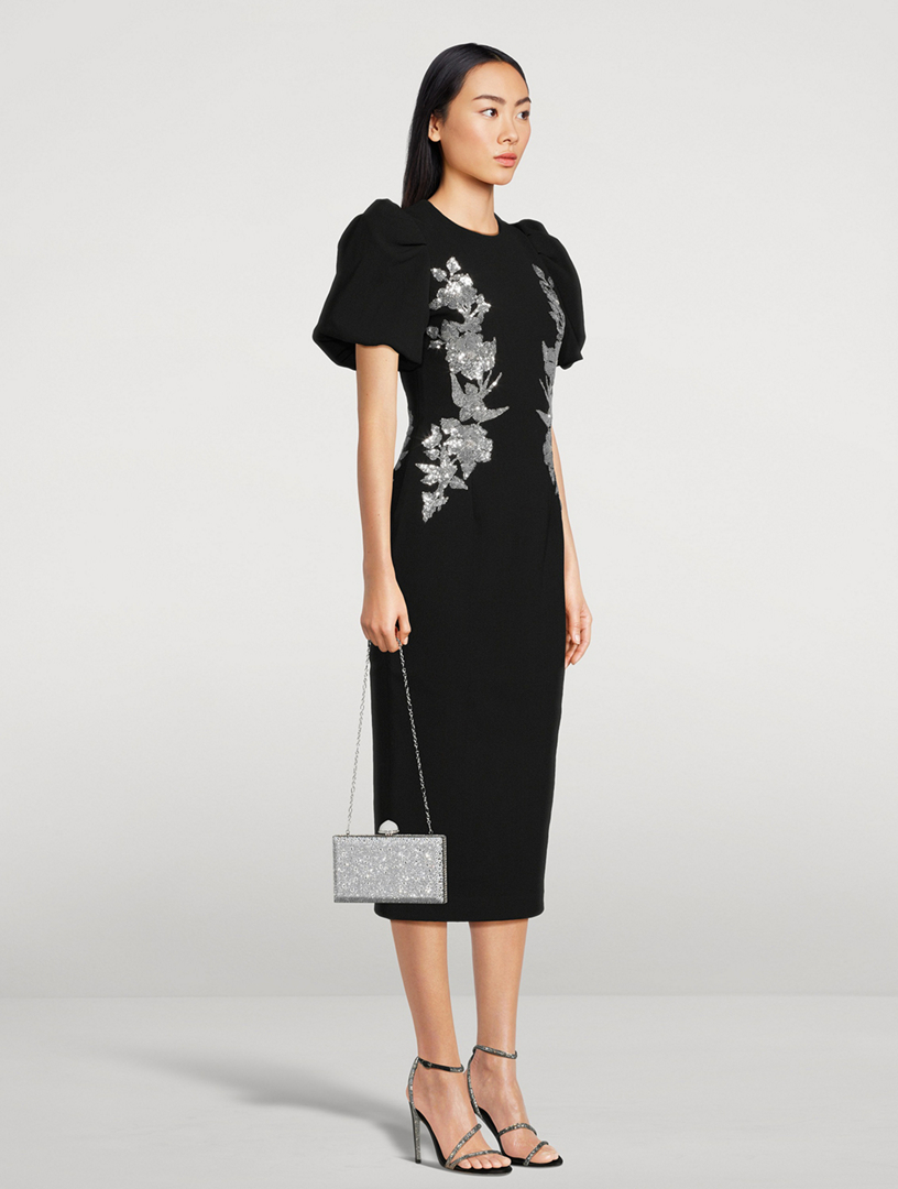 knee length dresses for ladies Rebecca Vallance Monroe Midi Dress, Pink  Plus One Dress Hire