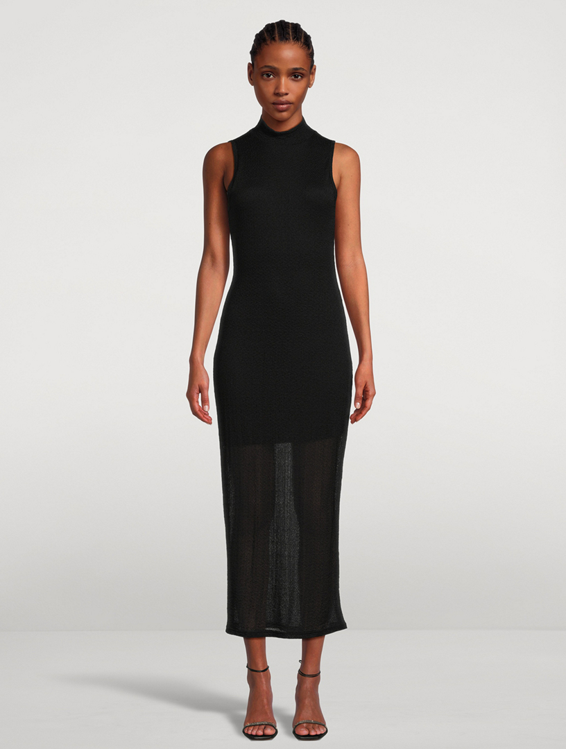 Mesh Midi Dress