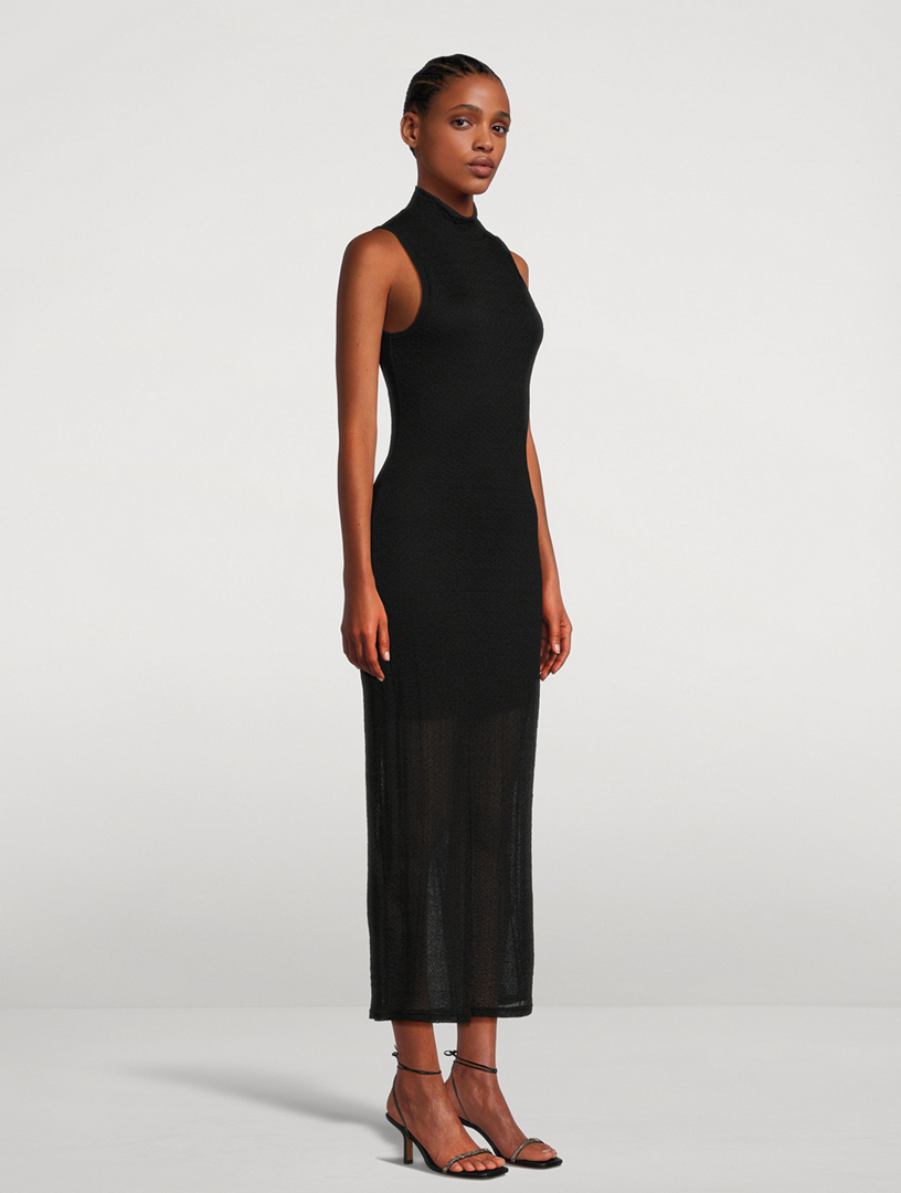 Mesh Midi Dress