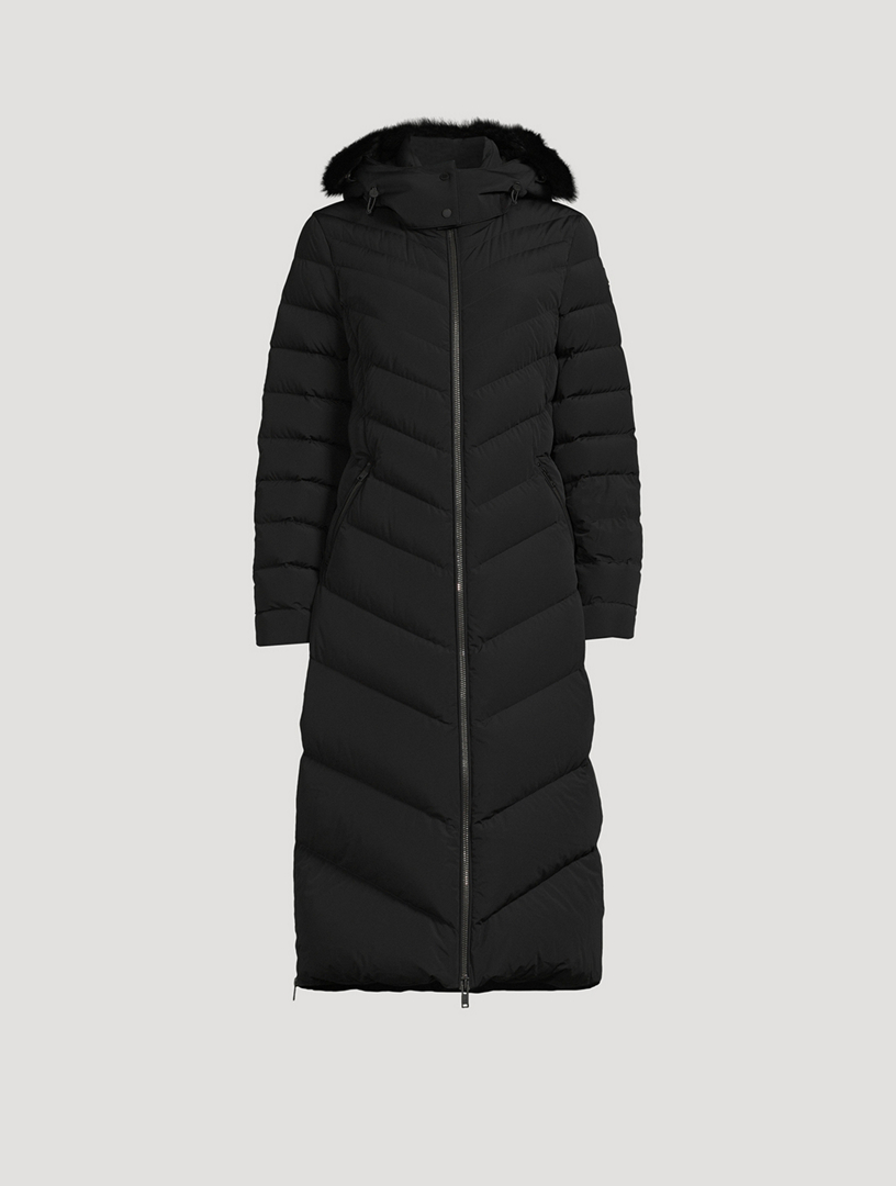 Cooper Lake Shearling-Trimmed Down Parka
