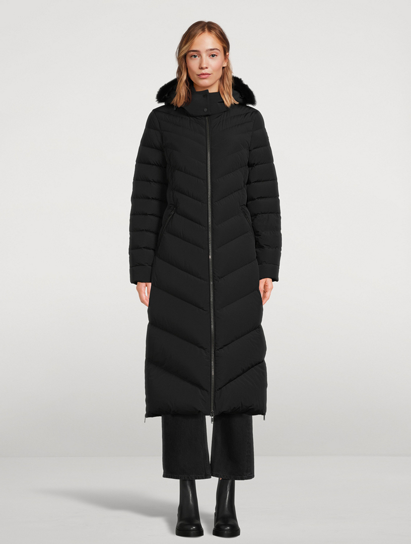 Cooper Lake Shearling-Trimmed Down Parka