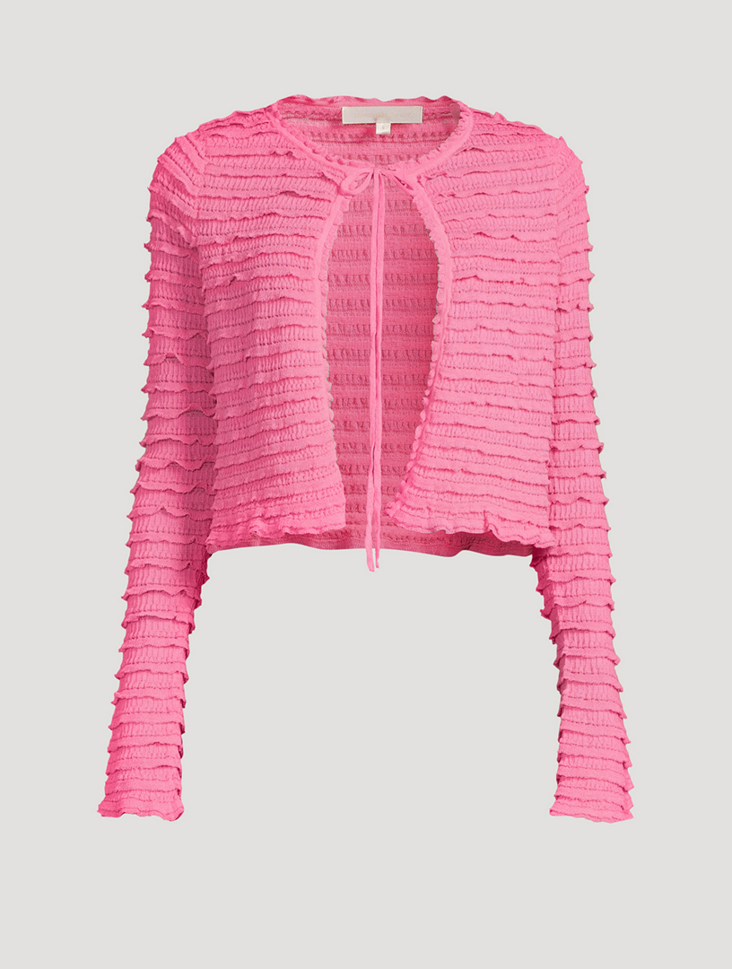 Celosia Ruffled Cardigan