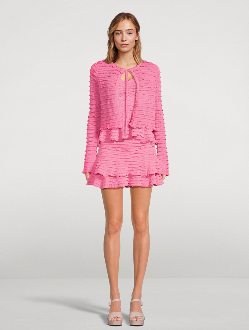 Celosia Ruffled Cardigan