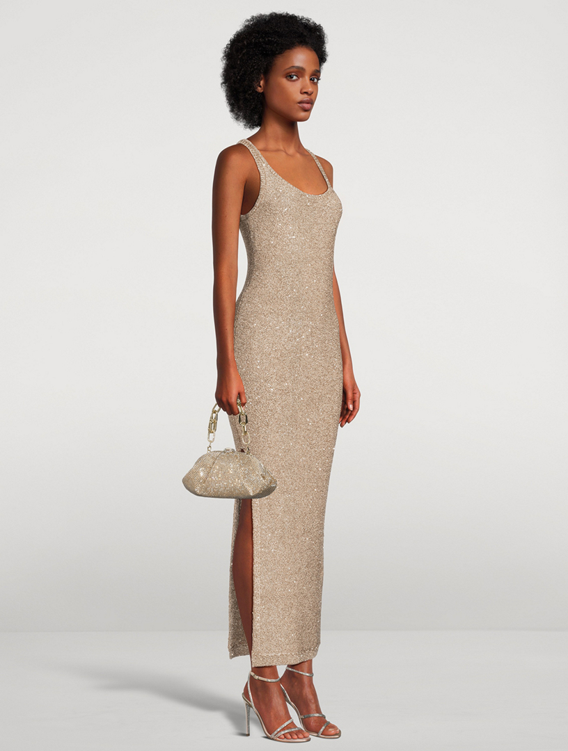HERVE LEGER The Madeline Sequin Gown | Holt Renfrew