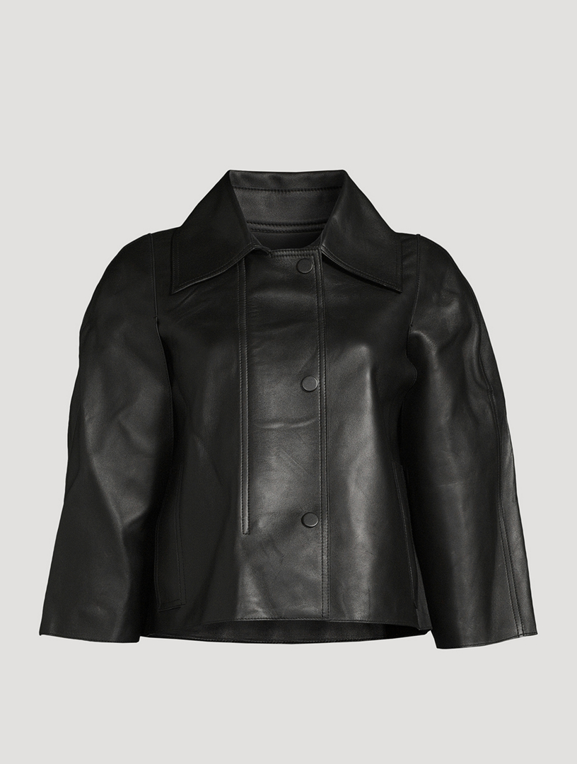 Double Leather Cape