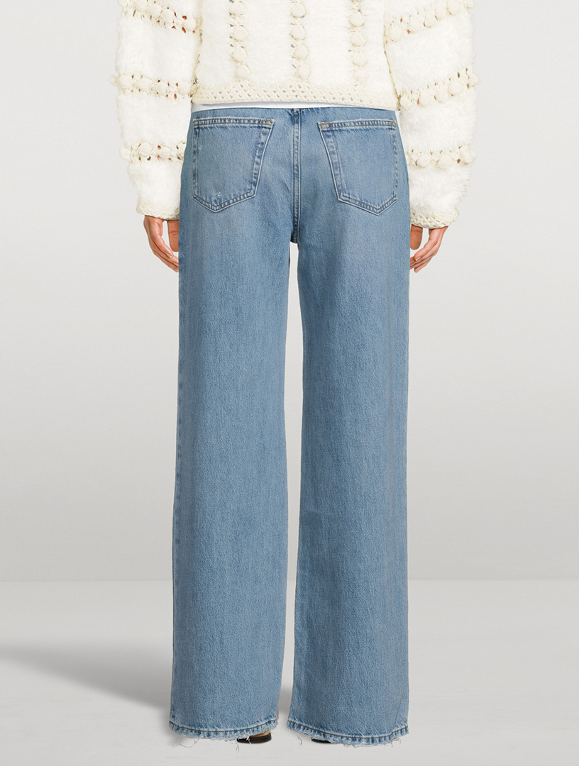 Frame wide leg jeans sale