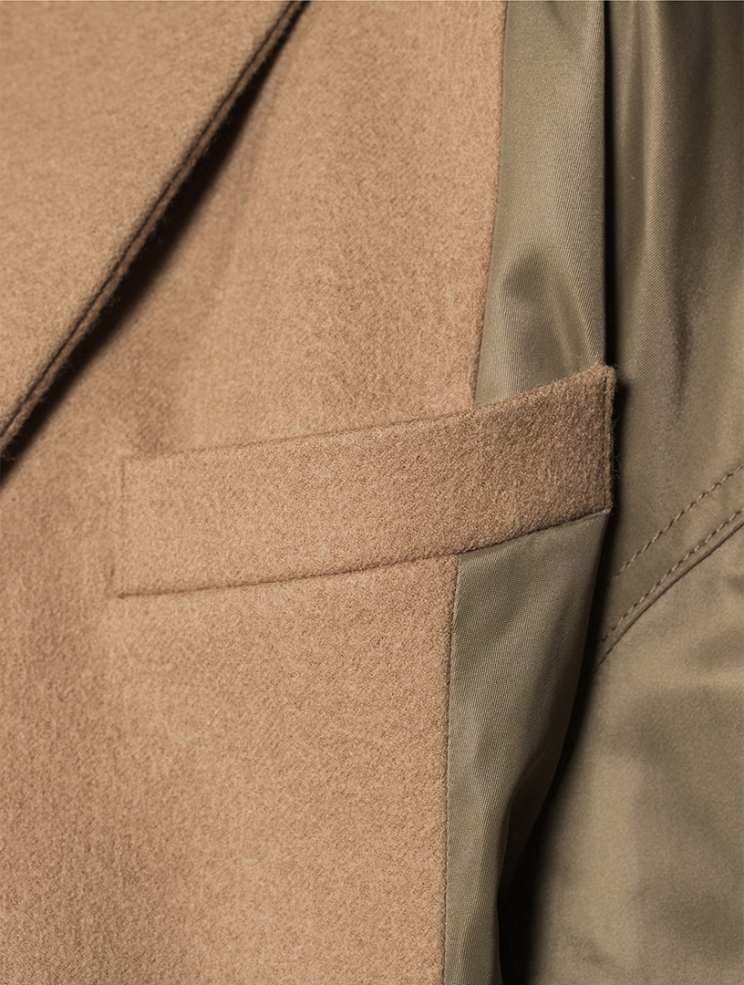 Wool And Nylon Twill Jacket
