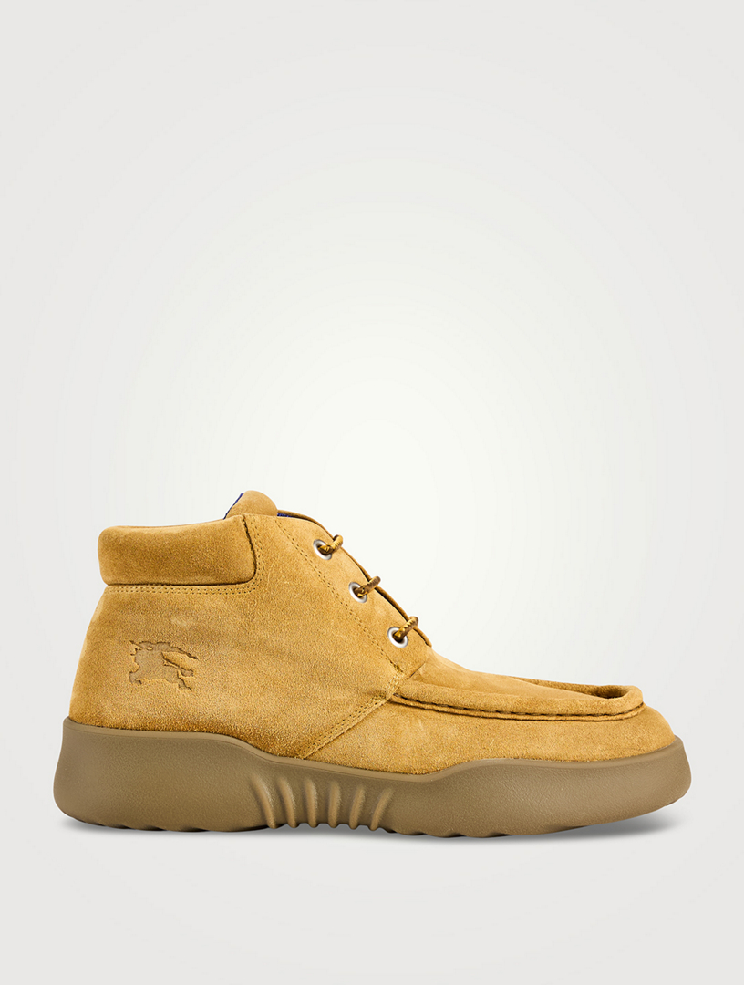 Suede Log Boots