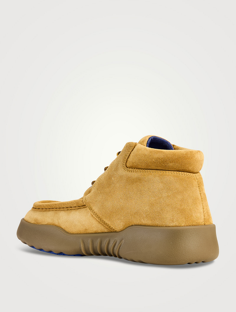 Suede Log Boots