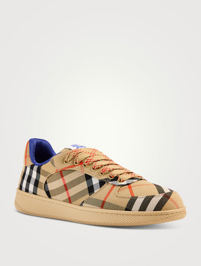 BURBERRY Check Terrace Sneakers Holt Renfrew
