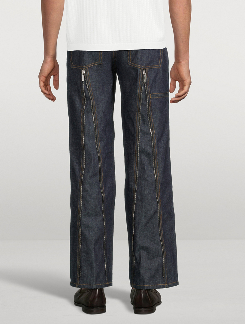 Carpenter Jeans With Zip Detail