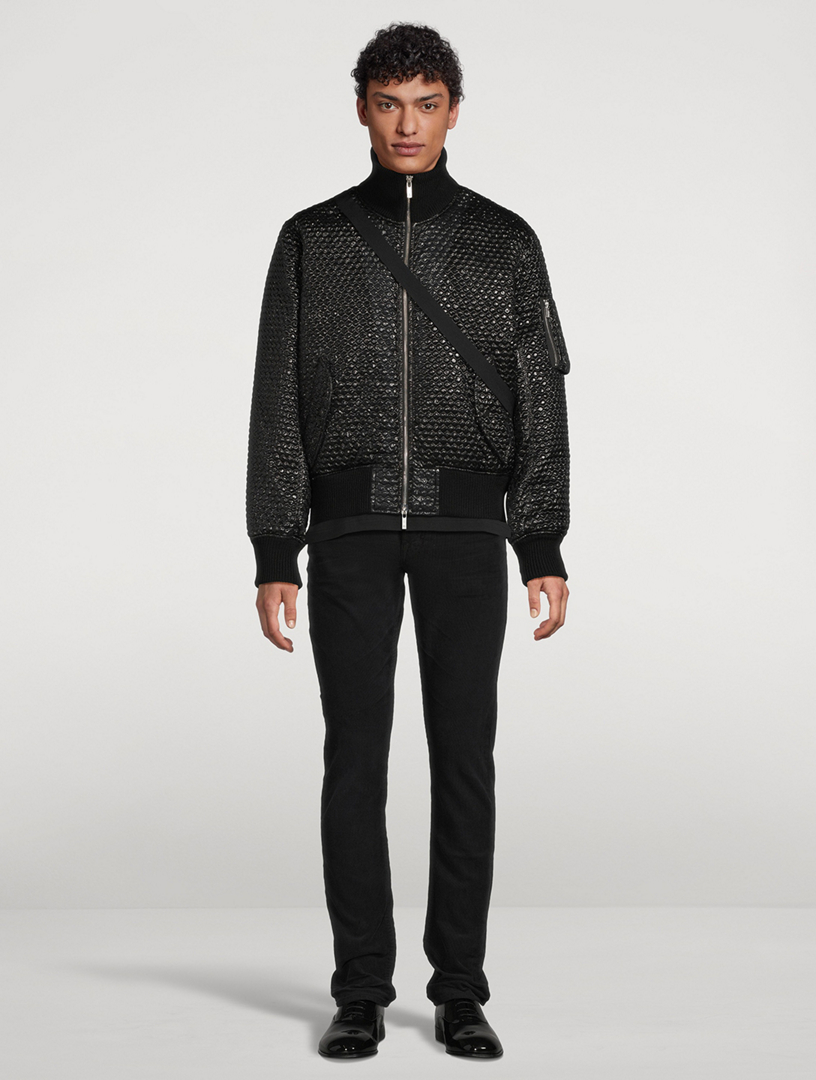 Helmut lang seatbelt bomber Helmut Lang Black Seatbelt Bomber