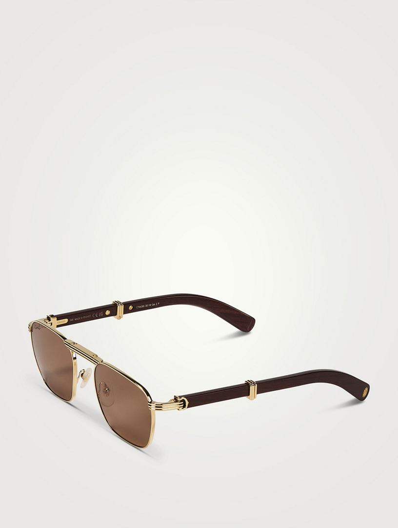 Premiere De Cartier Aviator Sunglasses