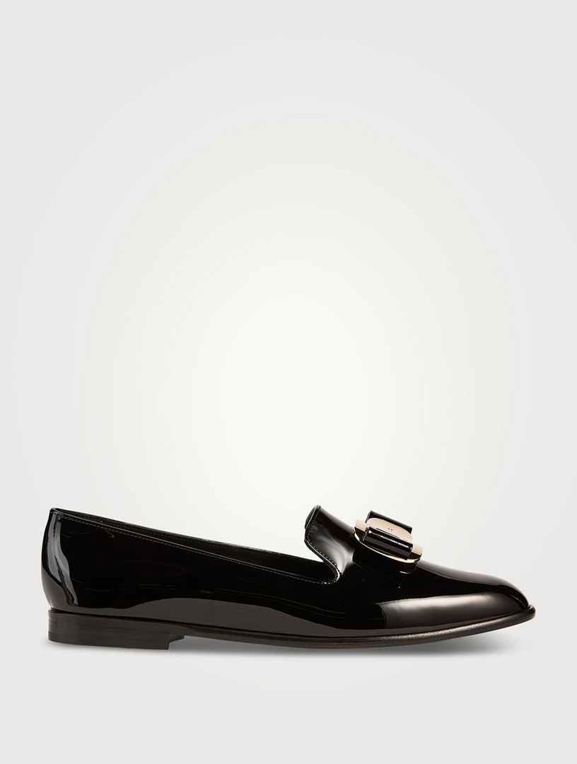 FERRAGAMO Patent Leather Loafers Holt Renfrew