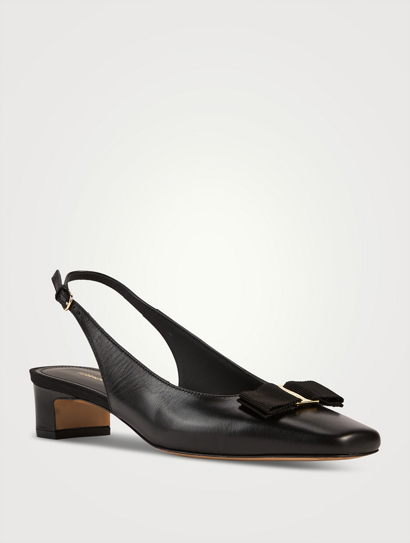 Ferragamo slingback pumps deals
