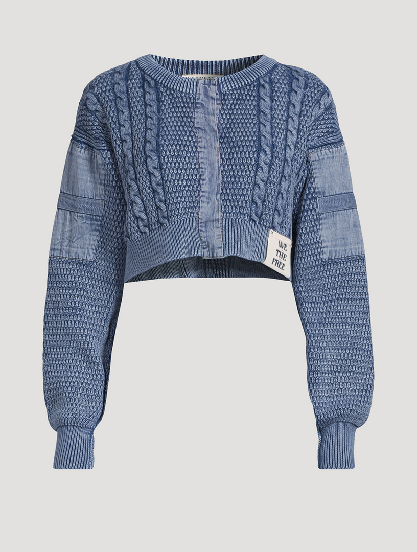 Free PEOPLE Heritage Cropped Cardigan