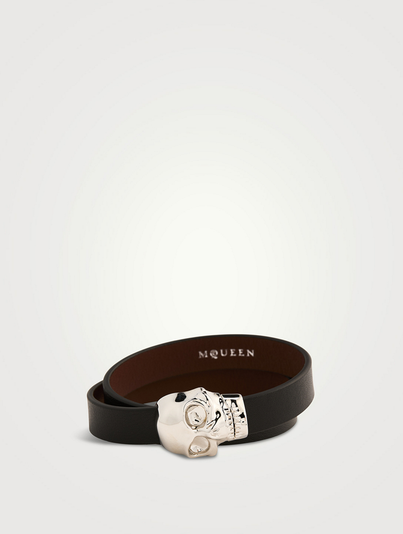 Leather Skull Bracelet