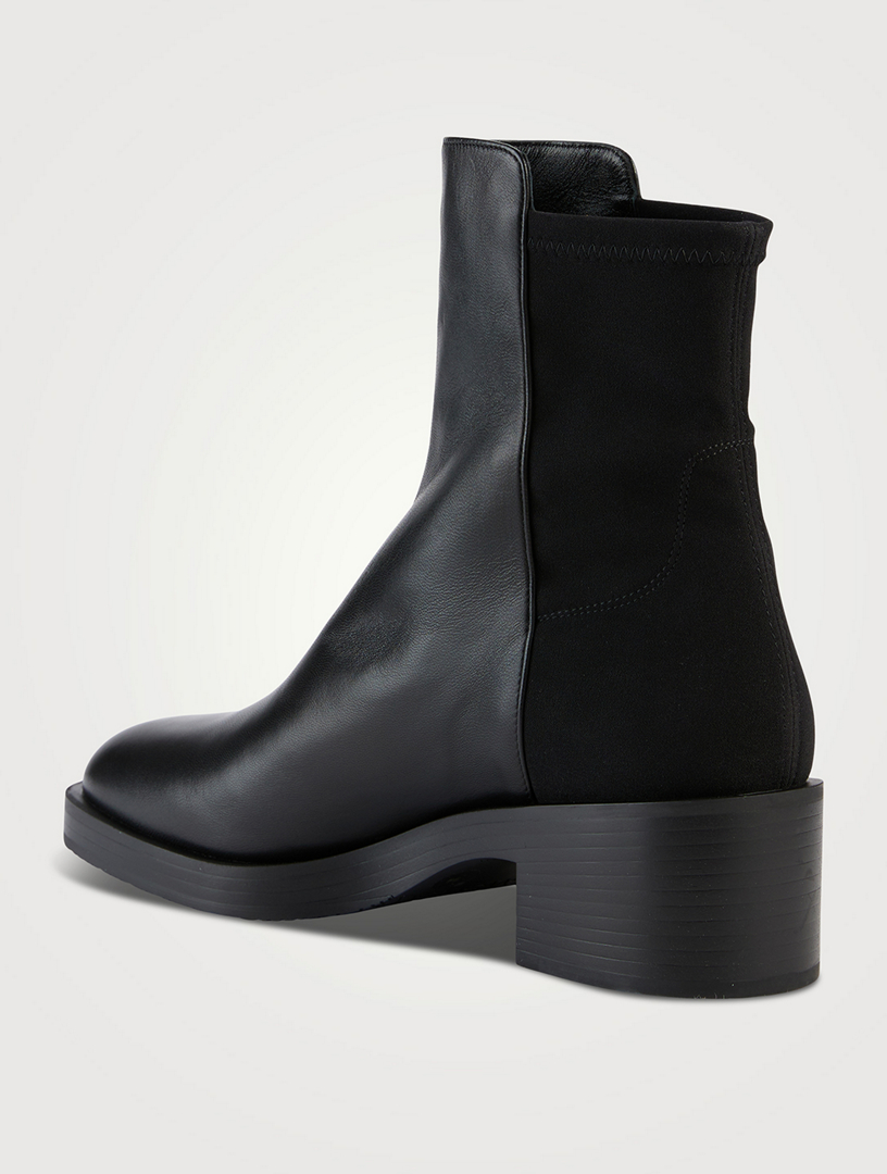 STUART WEITZMAN Kaia 5050 Leather Ankle Boots