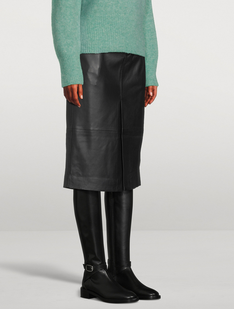 Bella Leather Knee-High Boots