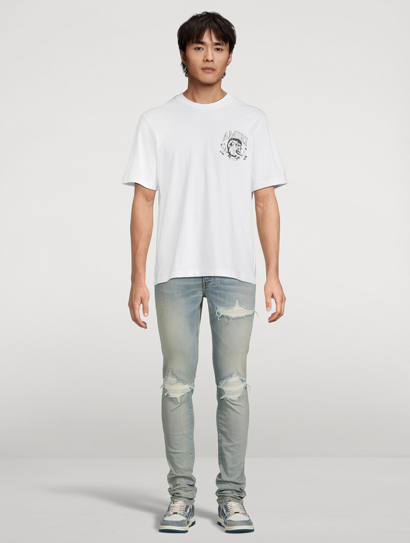 【AMIRI】ライオン アウトライン クルーネック Tシャツ AMIRI Lion Outline T-Shirt | Holt Renfrew