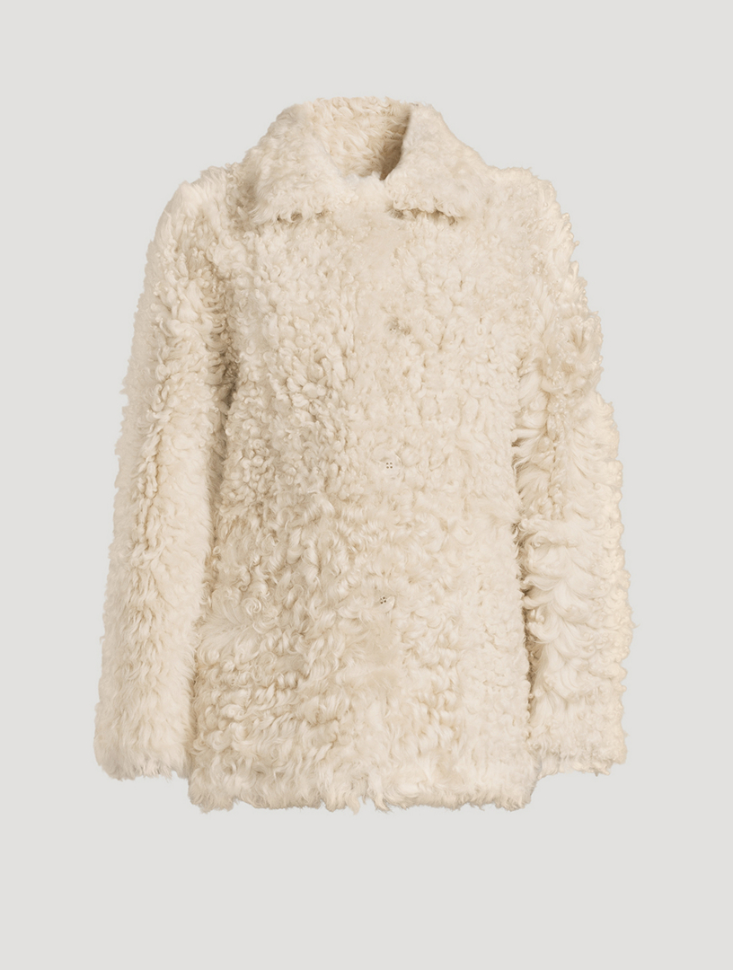 Milky Way Reversible Shearling Jacket