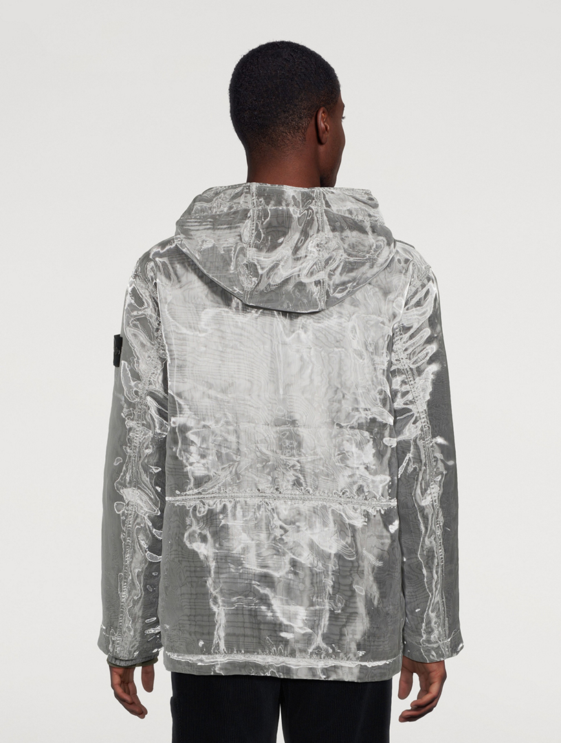STONE ISLAND Metallic Mesh Nanotechnology Down Jacket | Holt Renfrew