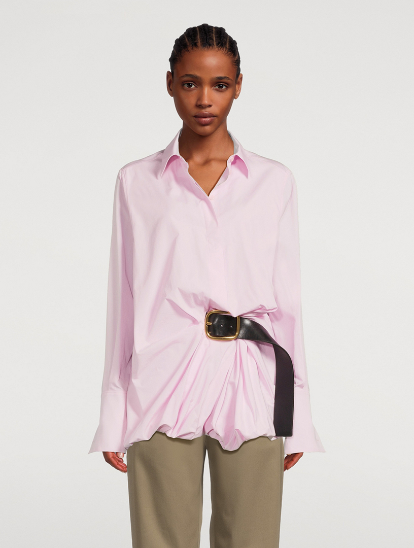 LOEWE Belted Poplin Shirt Holt Renfrew