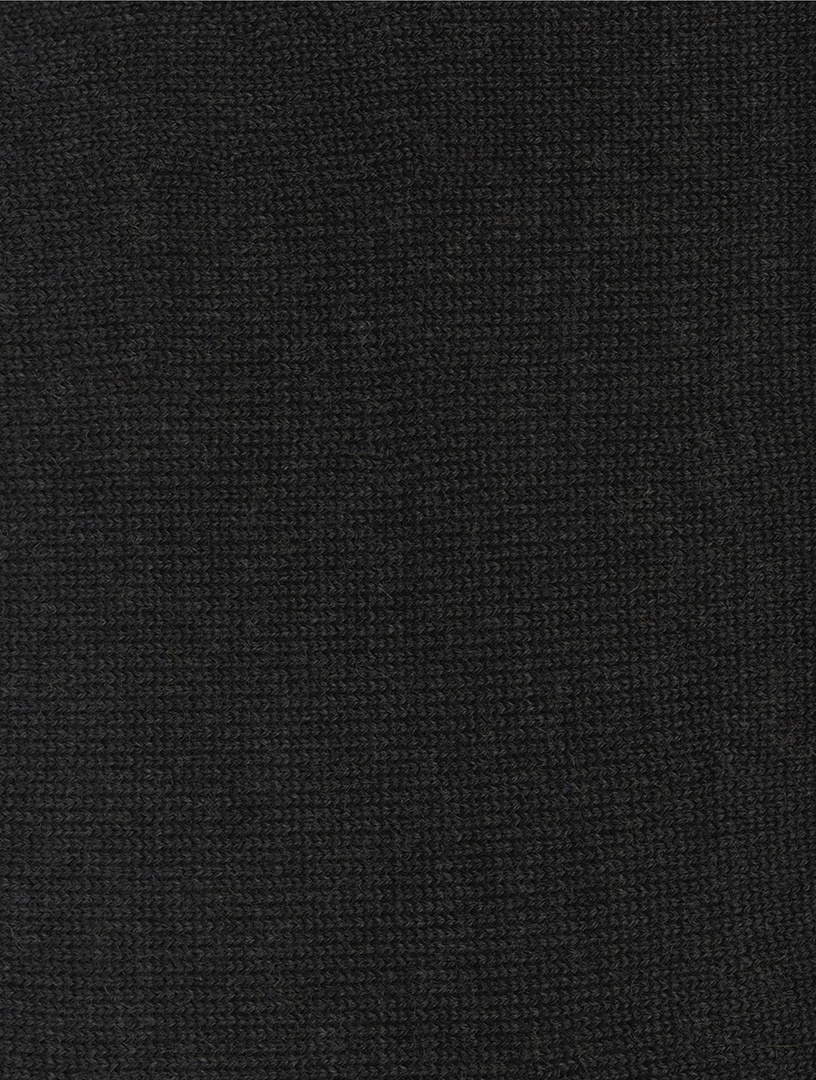 Godet Knit Midi Skirt