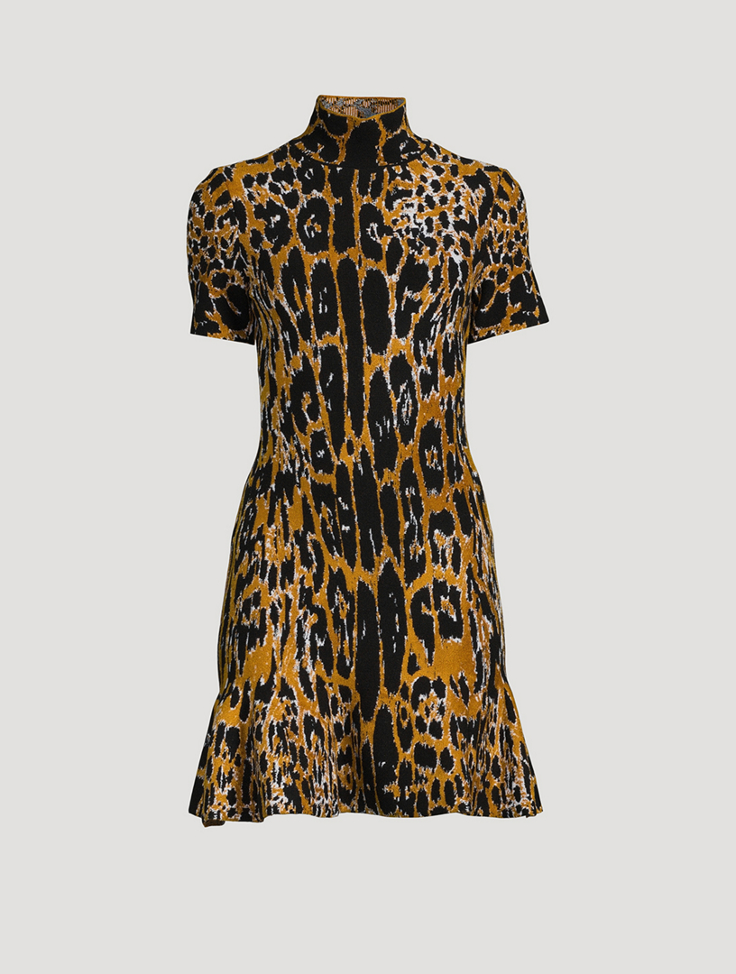 Skater Dress Leopard Print