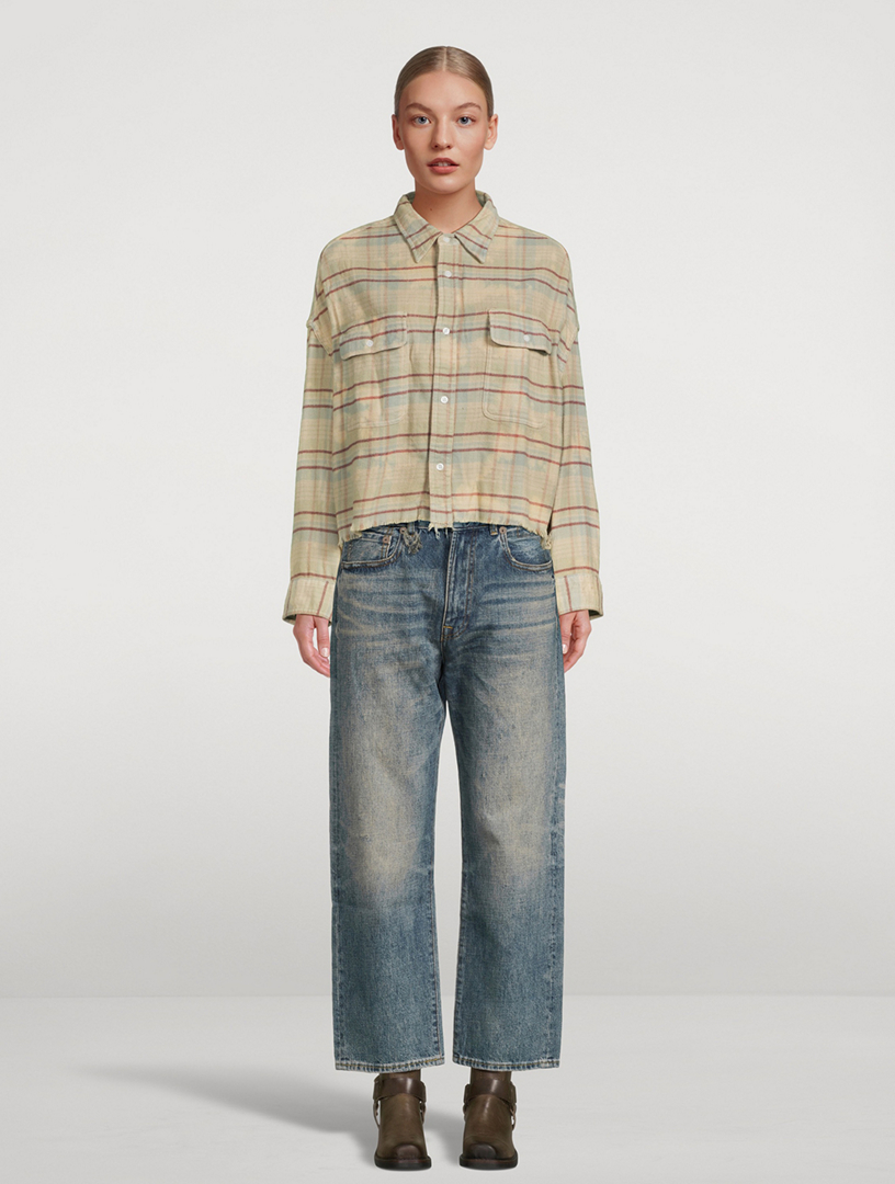 Boyfriend Wide-Leg Jeans