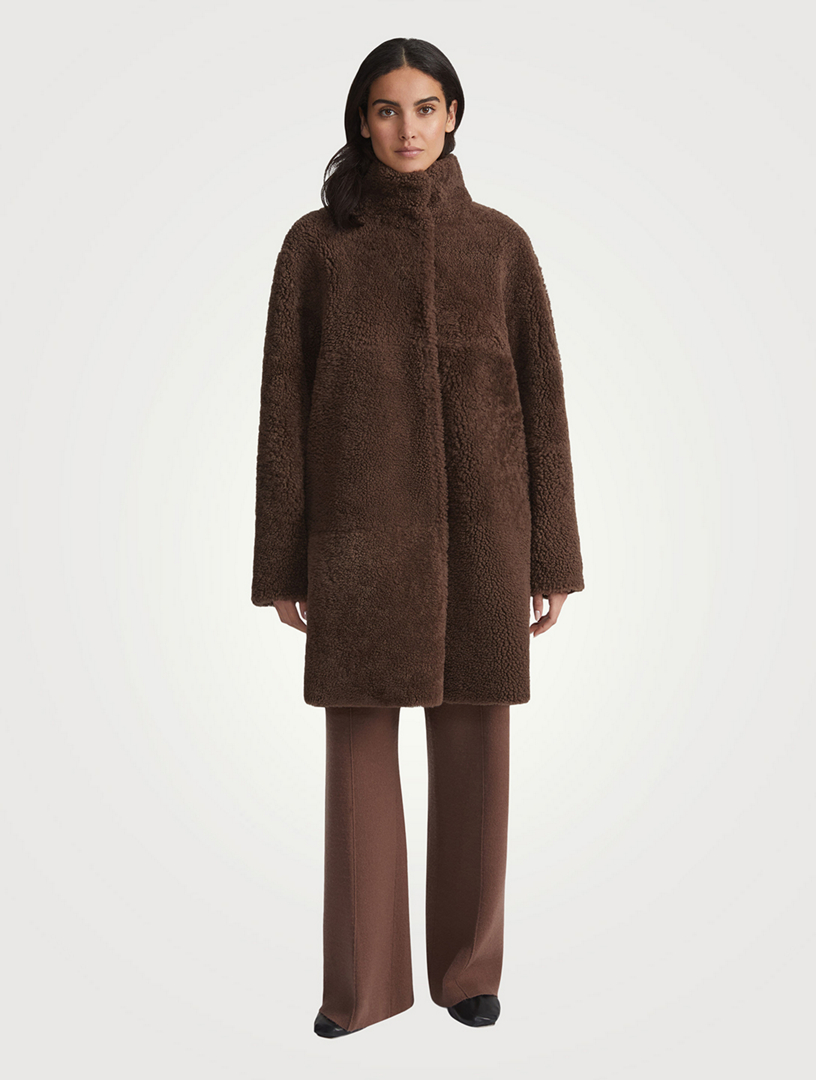 Teddy Coat French Connection Faux Snakeskin Coat Reversible - Main Image