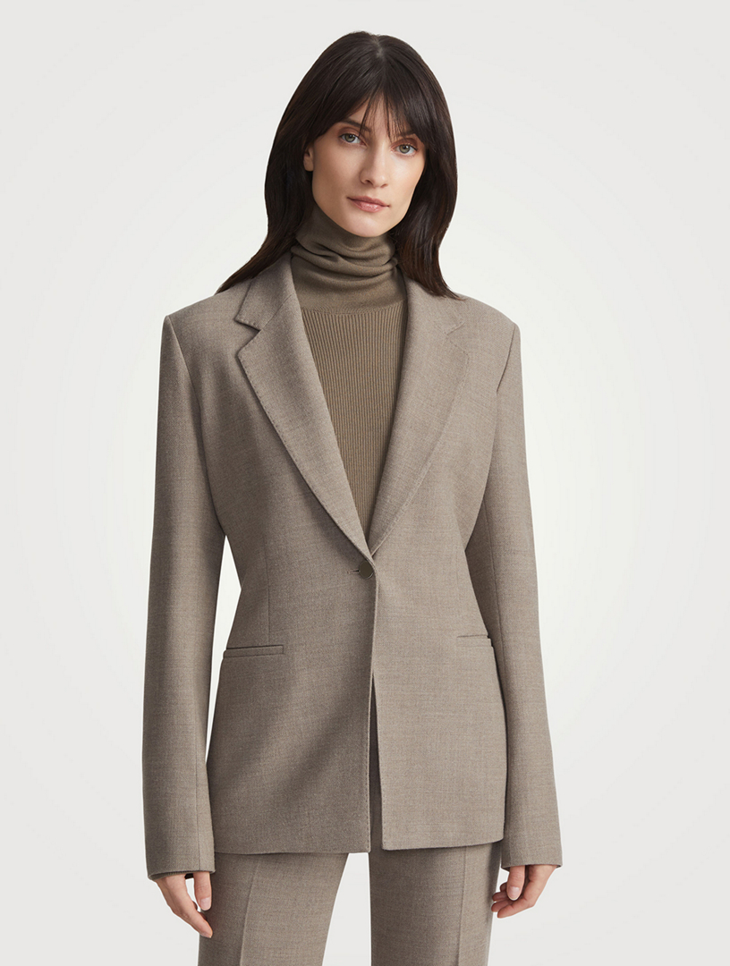 Stretch Wool Blazer