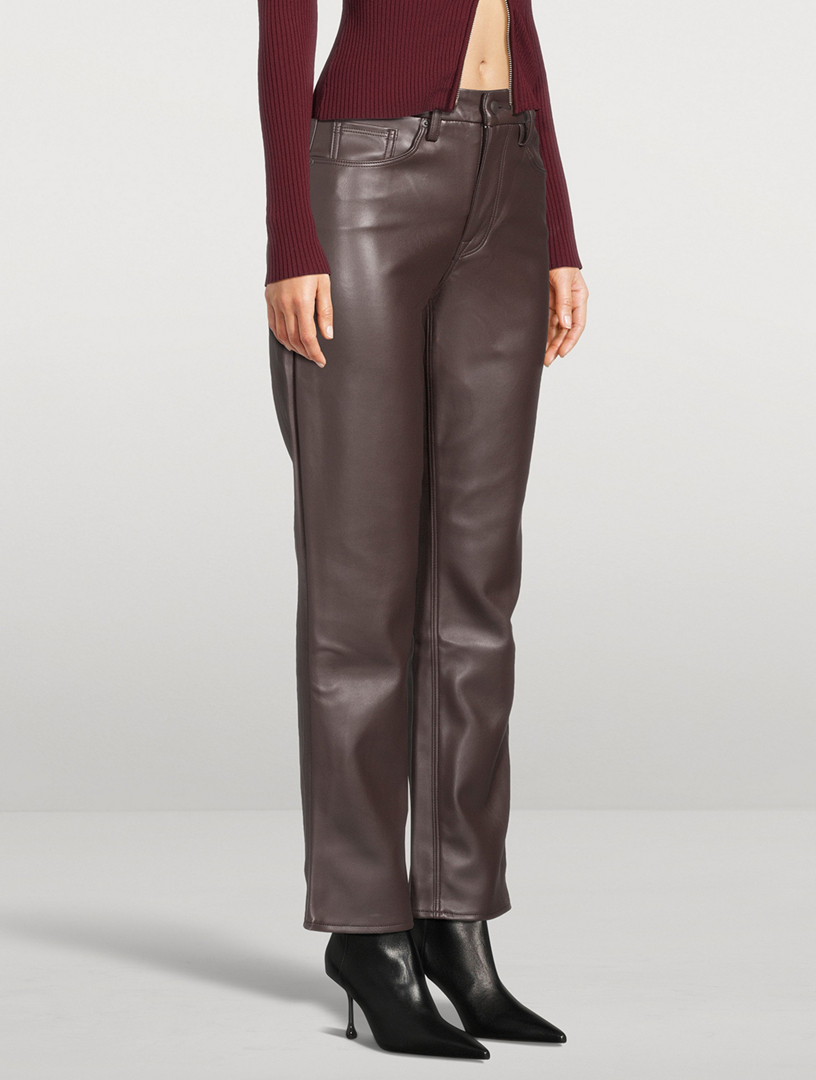 Women s Designer Leather Pants Holt Renfrew