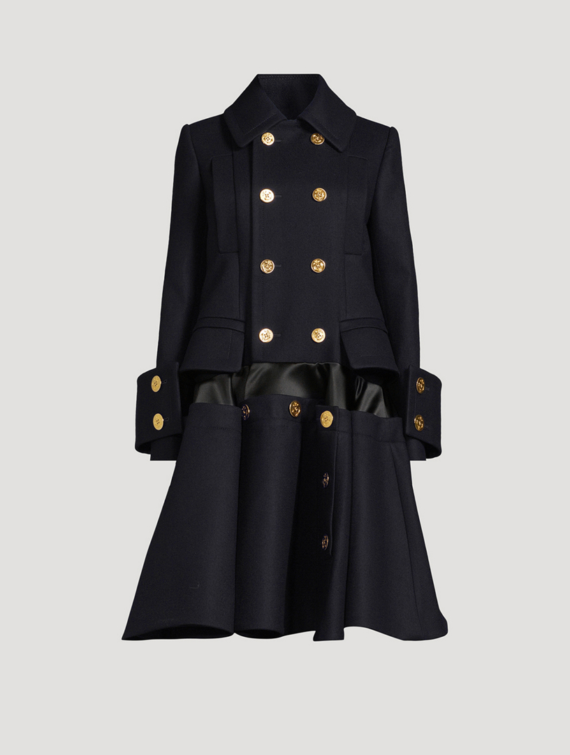Wool Melton Peacoat